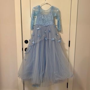 Girls blue fancy dress